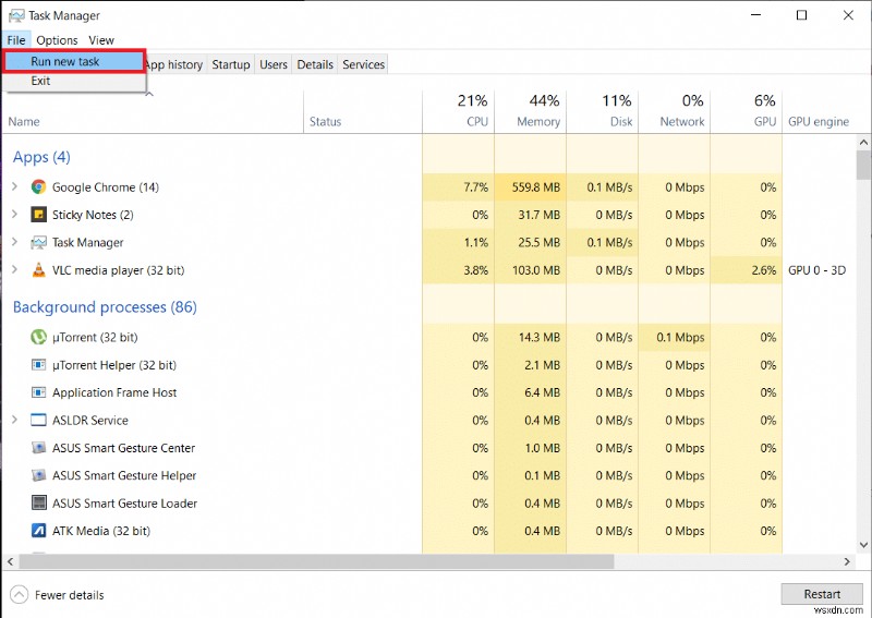 Windows 10 전체 화면에서 작업 표시줄이 사라지지 않는 문제 해결 방법