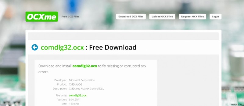 Windows 10에서 COMDLG32.OCX 누락 오류 해결하는 5가지 방법