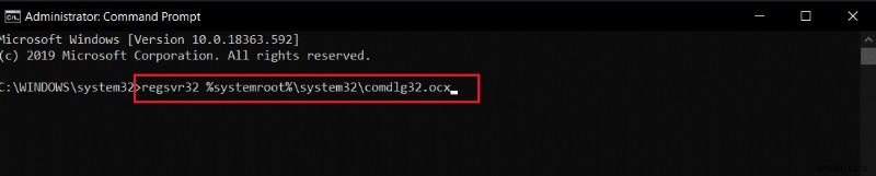 Windows 10에서 COMDLG32.OCX 누락 오류 해결하는 5가지 방법