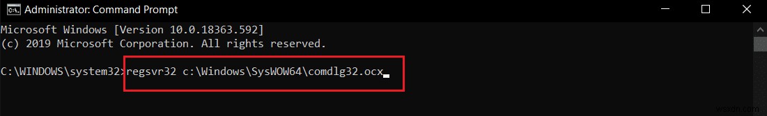 Windows 10에서 COMDLG32.OCX 누락 오류 해결하는 5가지 방법