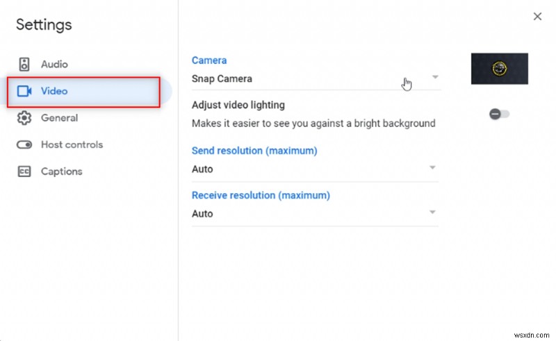 구글 미트(Google Meet)에서 스냅 카메라(Snap Camera) 사용하는 방법