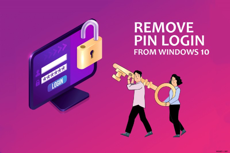 Windows 10에서 PIN 로그인 완전히 제거하는 방법 총정리