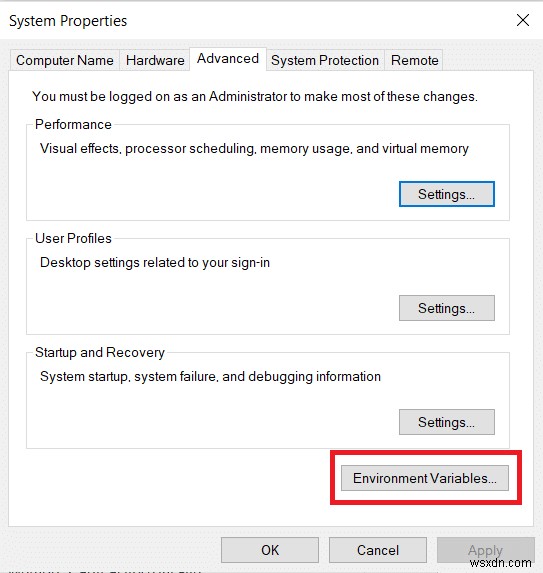Windows 10에서 Java 가상 머신을 생성할 수 없습니다 오류 해결 방법