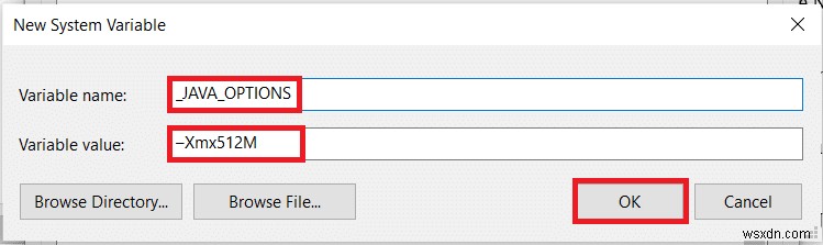 Windows 10에서 Java 가상 머신을 생성할 수 없습니다 오류 해결 방법