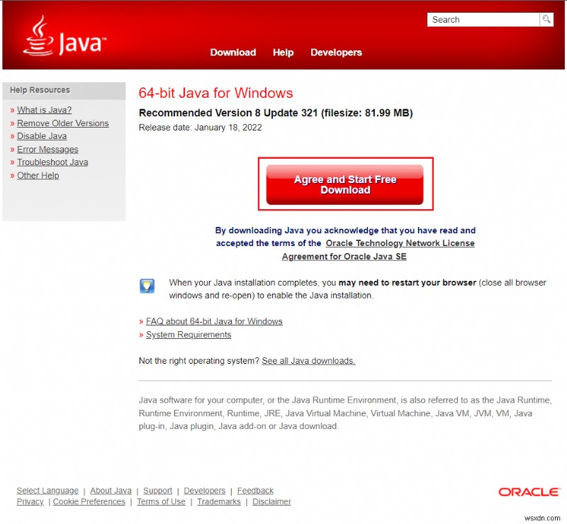Windows 10에서 Java 가상 머신을 생성할 수 없습니다 오류 해결 방법