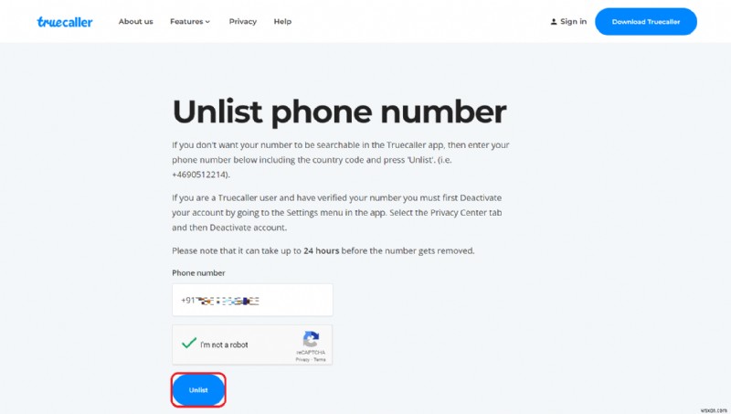 Truecaller에서 내 전화번호 등록 해제하고 삭제하는 방법 (단계별 가이드)