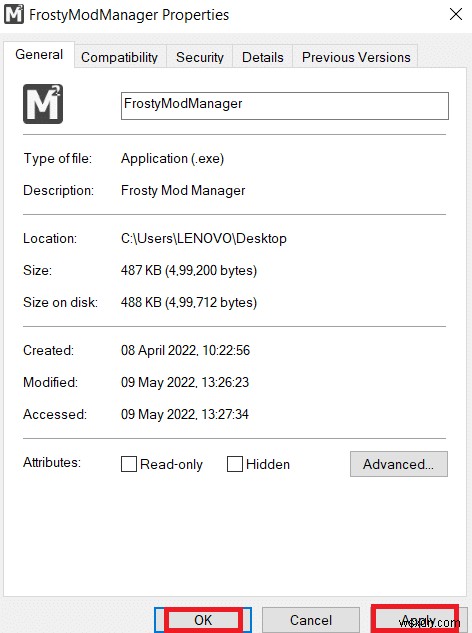 Windows 10에서 Frosty Mod Manager가 게임을 실행하지 않을 때 해결 방법