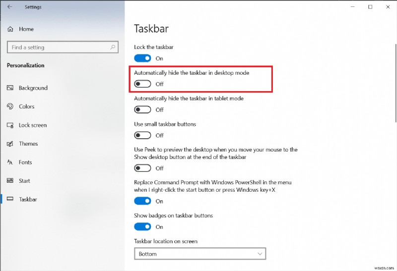 Windows 10에서 전체 화면으로 전환하는 방법 총정리