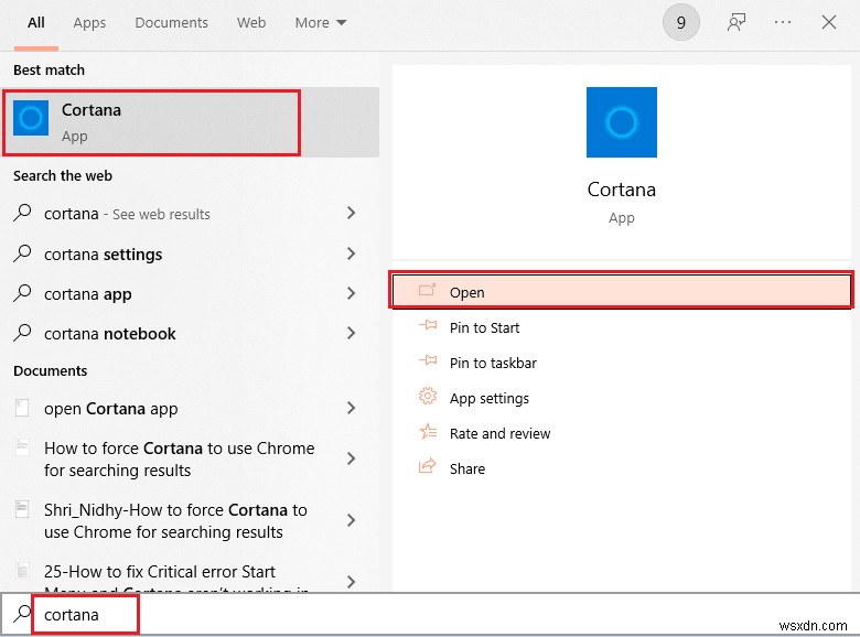 Windows 10에서 코타나(Cortana)가 크롬(Chrome)으로 검색하도록 강제하는 방법