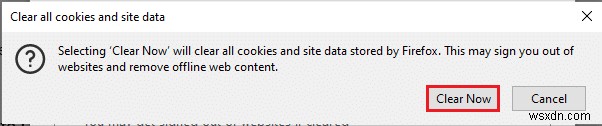 Windows 10에서 파이어폭스(Firefox) PR_END_OF_FILE_ERROR 오류 해결하는 방법