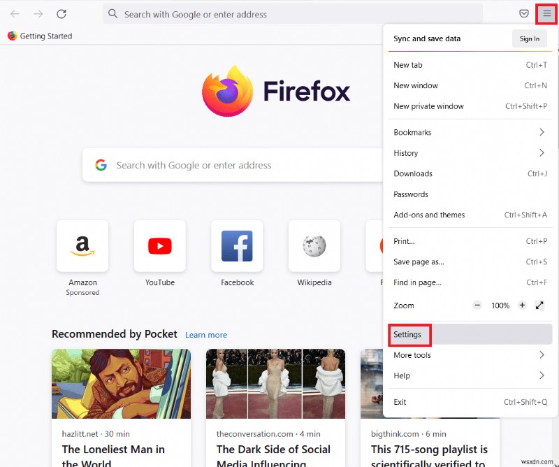 Windows 10에서 파이어폭스(Firefox) PR_END_OF_FILE_ERROR 오류 해결하는 방법