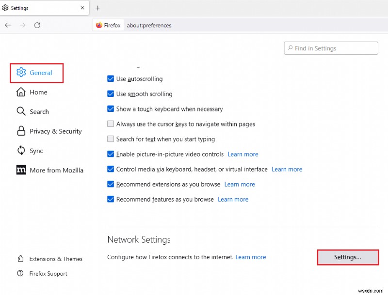 Windows 10에서 파이어폭스(Firefox) PR_END_OF_FILE_ERROR 오류 해결하는 방법