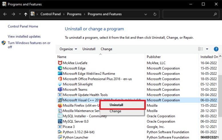 Windows 10에서 Microsoft Visual C++ 런타임 오류 완벽하게 해결하는 11가지 방법