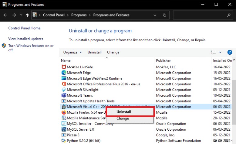 Windows 10에서 Microsoft Visual C++ 런타임 오류 완벽하게 해결하는 11가지 방법