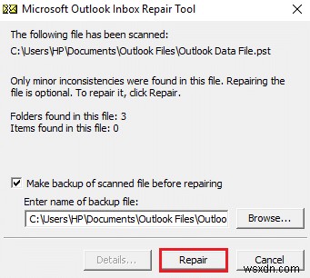 Windows 10에서 Outlook이  프로필 로드 중 에 멈추는 문제 해결 방법 총정리