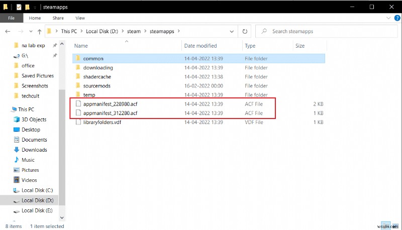 Windows 10에서 Steam 게임이 갑자기 삭제되는 문제 해결 방법