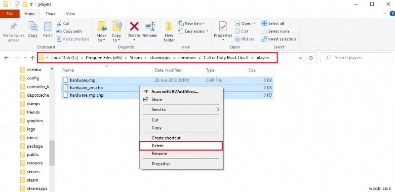 콜 오브 듀티 블랙 옵스 2 처리되지 않은 예외 포착 오류 해결 방법 (Windows 10)