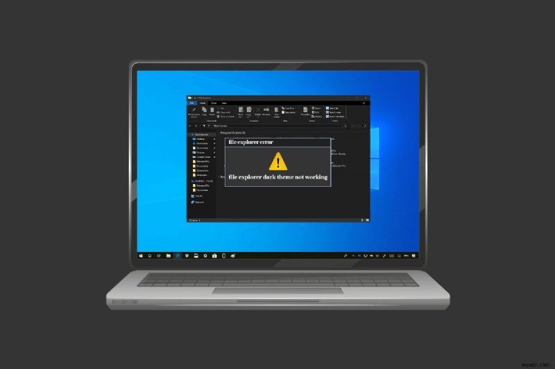Windows 10 파일 탐색기 다크 테마가 작동하지 않을 때 해결하는 12가지 방법