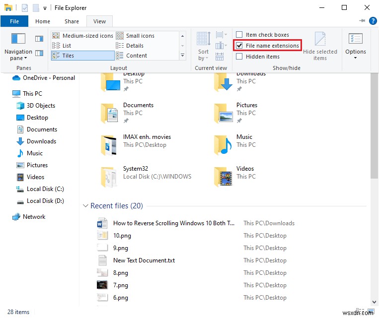 Windows 10에서 역방향(반대) 스크롤 설정하는 방법 총정리