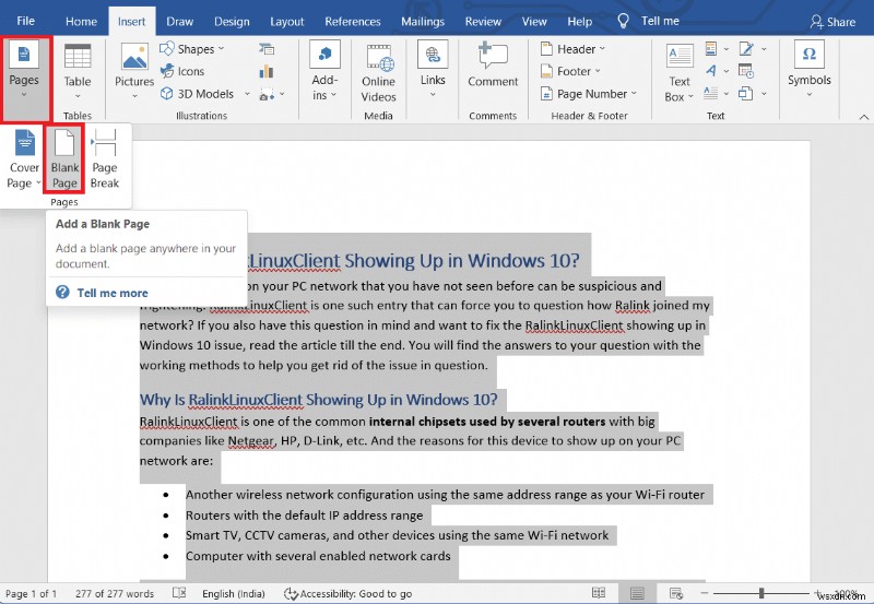 Microsoft Word(워드)에서 페이지 복제하는 방법 총정리