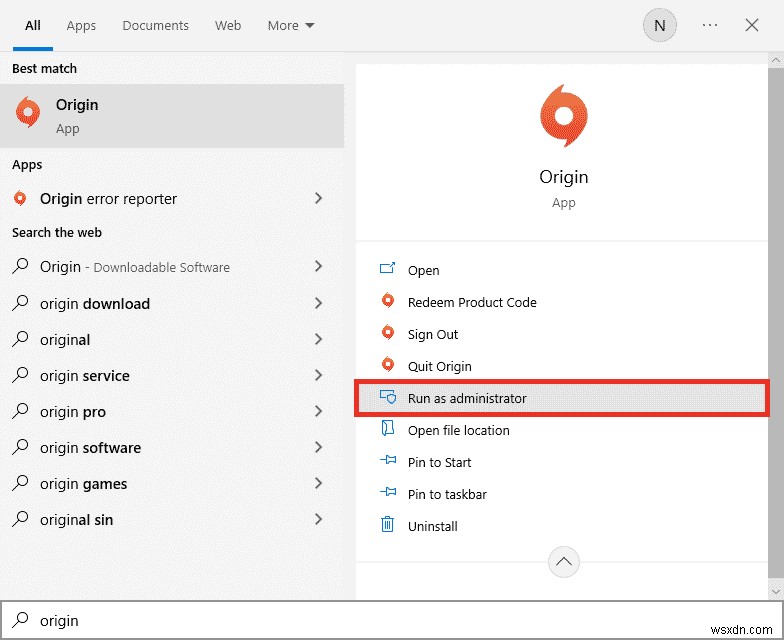 Windows 10에서 Origin 오버레이 작동 안 됨 문제 해결하는 15가지 방법
