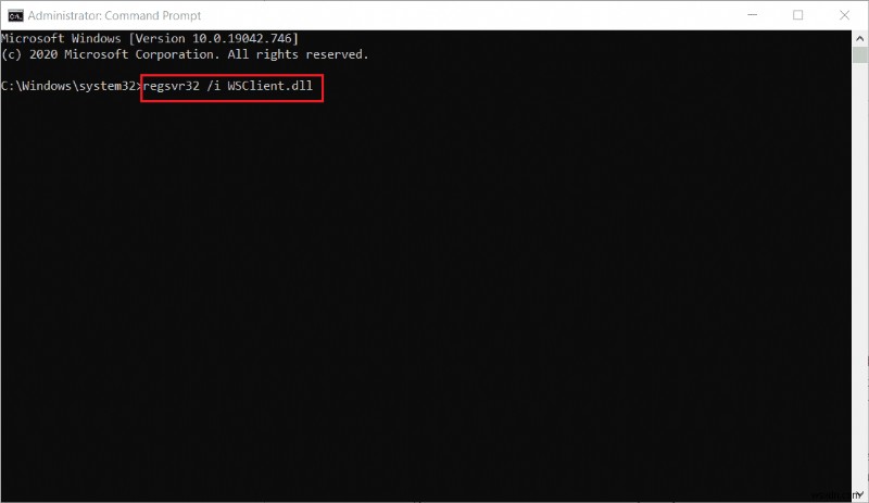Windows 10에서 wsclient.dll 오류 해결하는 12가지 방법