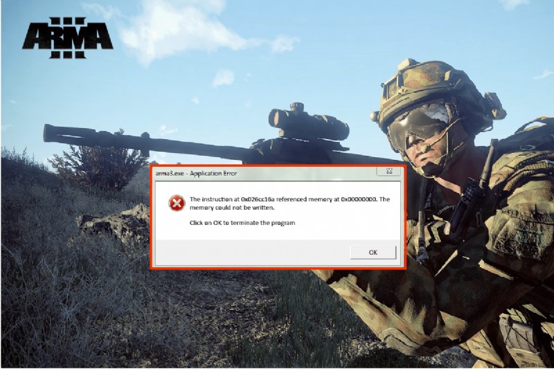 Windows 10에서 Arma 3 참조 메모리 오류 해결하는 10가지 방법