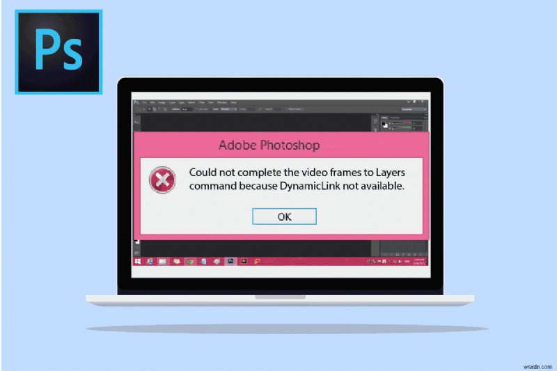 Windows 10에서 포토샵 Dynamiclink(다이내믹 링크) 사용 불가 오류 해결 방법