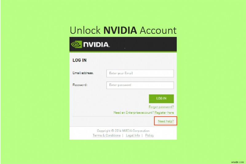Windows 10에서 잠긴 NVIDIA 사용자 계정 해제하는 6가지 방법