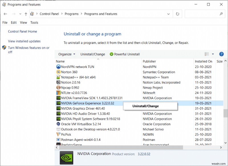 Windows 10에서 지포스(GeForce) HRESULT E 오류 해결하는 방법 총정리