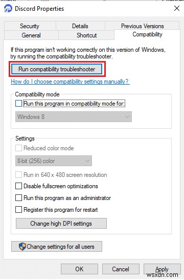 Windows 10에서 디스코드(Discord) 오류 코드 1105 해결하는 완벽 가이드