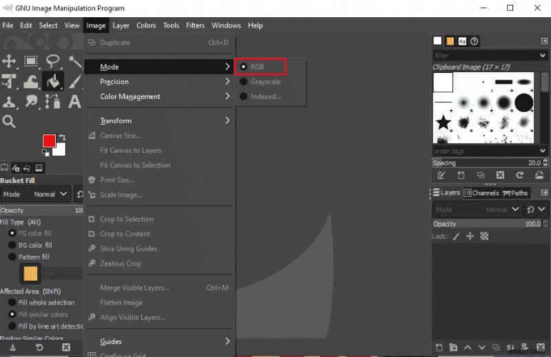 GIMP(김프) 브러시 도구가 작동하지 않을 때 해결하는 6가지 방법