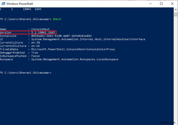 Windows 10에서 PowerShell 버전 확인하는 방법 총정리