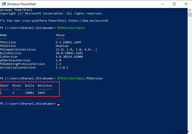 Windows 10에서 PowerShell 버전 확인하는 방법 총정리