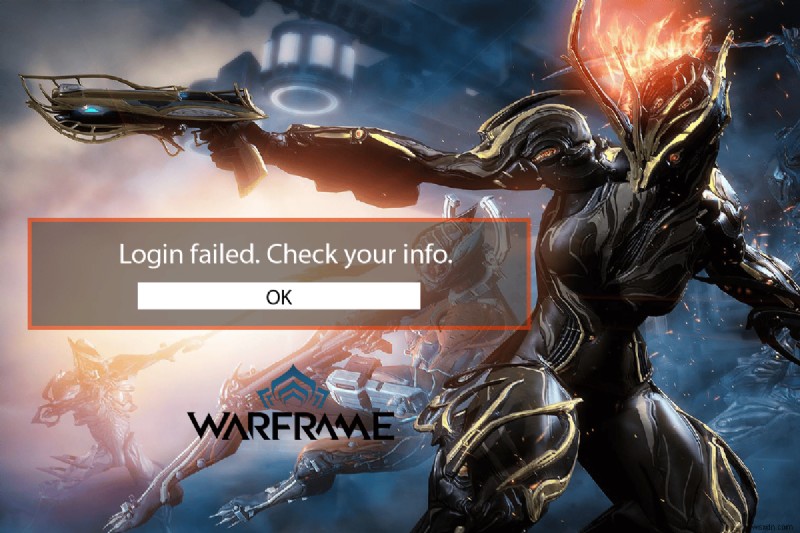 워프레임(Warframe) 로그인 실패 정보 확인 오류 해결 방법 총정리