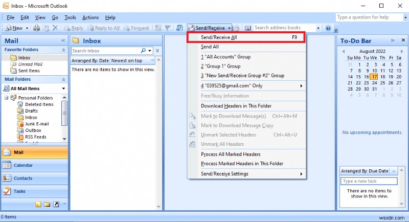 Windows 10에서 Outlook 오류 0x8004102a 해결하는 11가지 방법