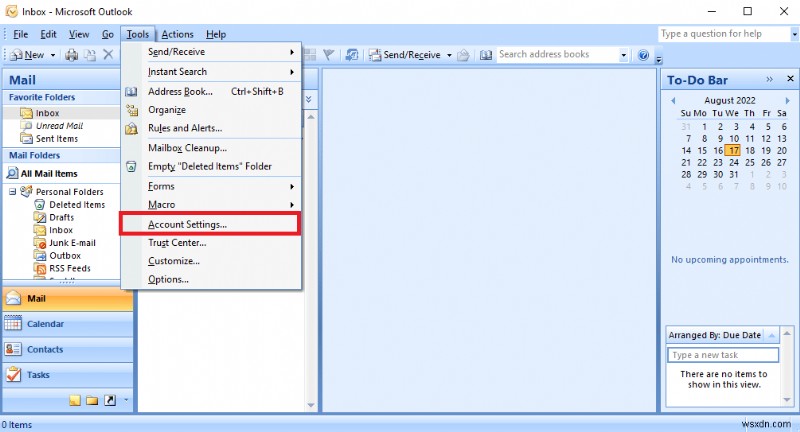 Windows 10에서 Outlook 오류 0x8004102a 해결하는 11가지 방법