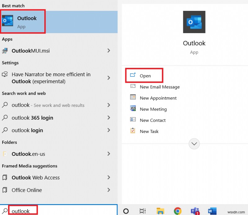Windows 10에서 Outlook 오류 0x8004102a 해결하는 11가지 방법