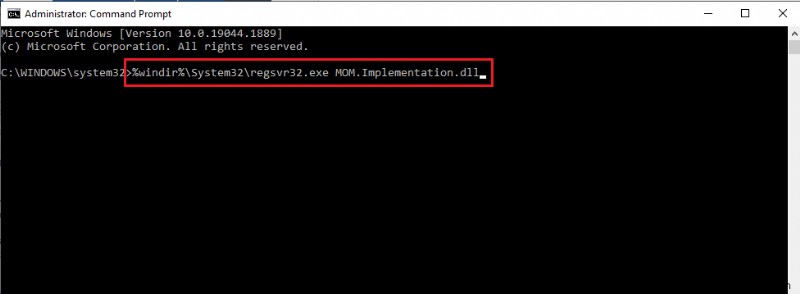 Windows 10에서 MOM 구현 오류 해결하는 완벽 가이드