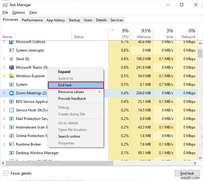 Windows 10에서 Zoom 오류 코드 1132 완벽하게 해결하는 방법