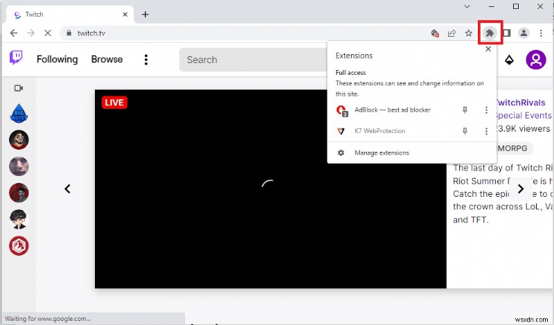 Twitch 채팅 연결 안 됨 오류 해결 방법 총정리