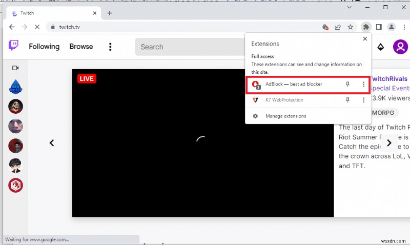 Twitch 채팅 연결 안 됨 오류 해결 방법 총정리