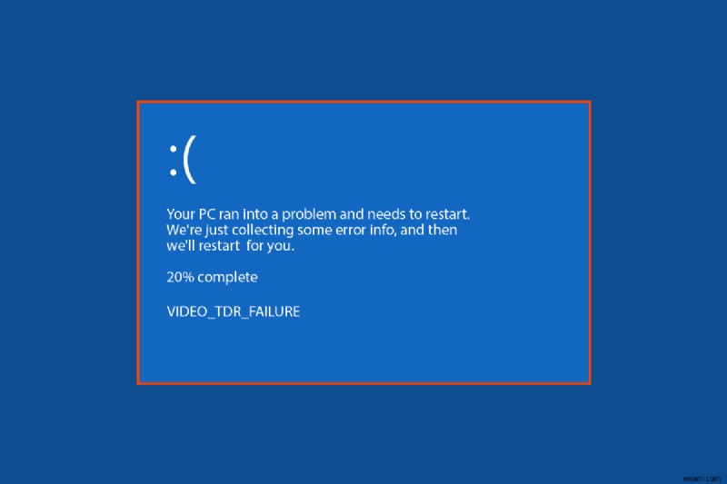 Windows 10 MSDN Bugcheck VIDEO TDR 오류(블루스크린) 해결 방법 총정리