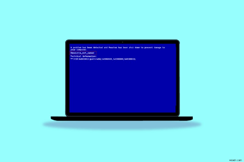 Windows 10  리소스가 소유되지 않음(RESOURCE_NOT_OWNED)  오류 해결 방법 총정리