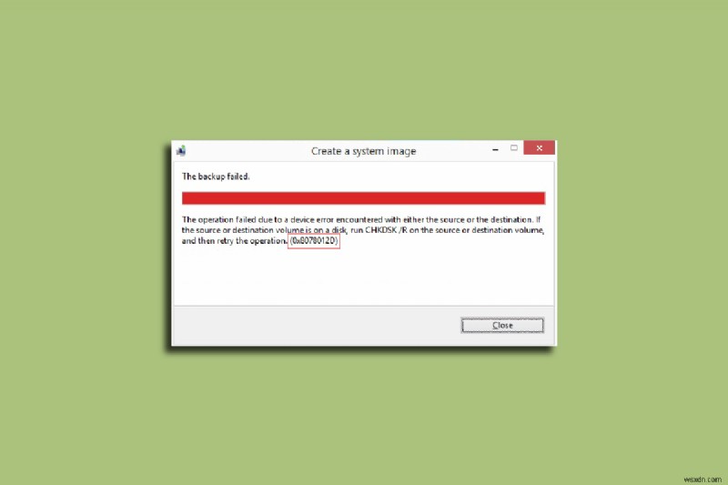 Windows 10 백업 오류 코드 0x8078012D 해결 방법 총정리