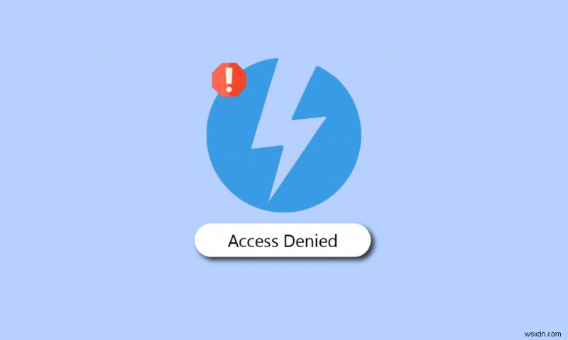 데몬 툴(Daemon Tools) 이미지 파일 MDF에 액세스할 수 없음 오류 해결 방법