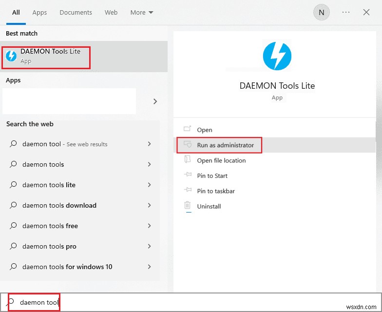 데몬 툴(Daemon Tools) 이미지 파일 MDF에 액세스할 수 없음 오류 해결 방법