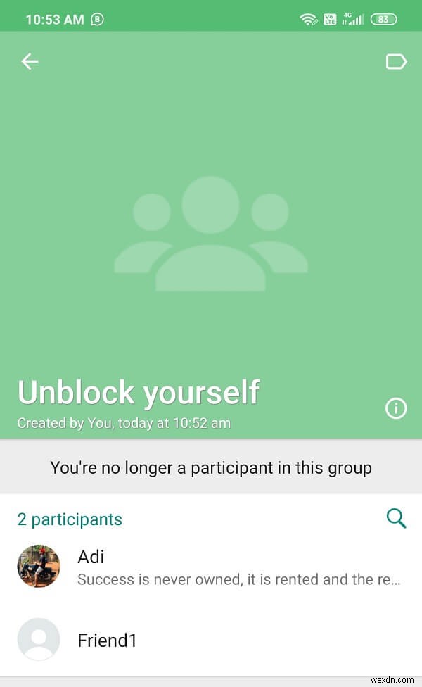 WhatsApp에서 나를 차단했을 때 자신을 차단 해제하는 방법 총정리