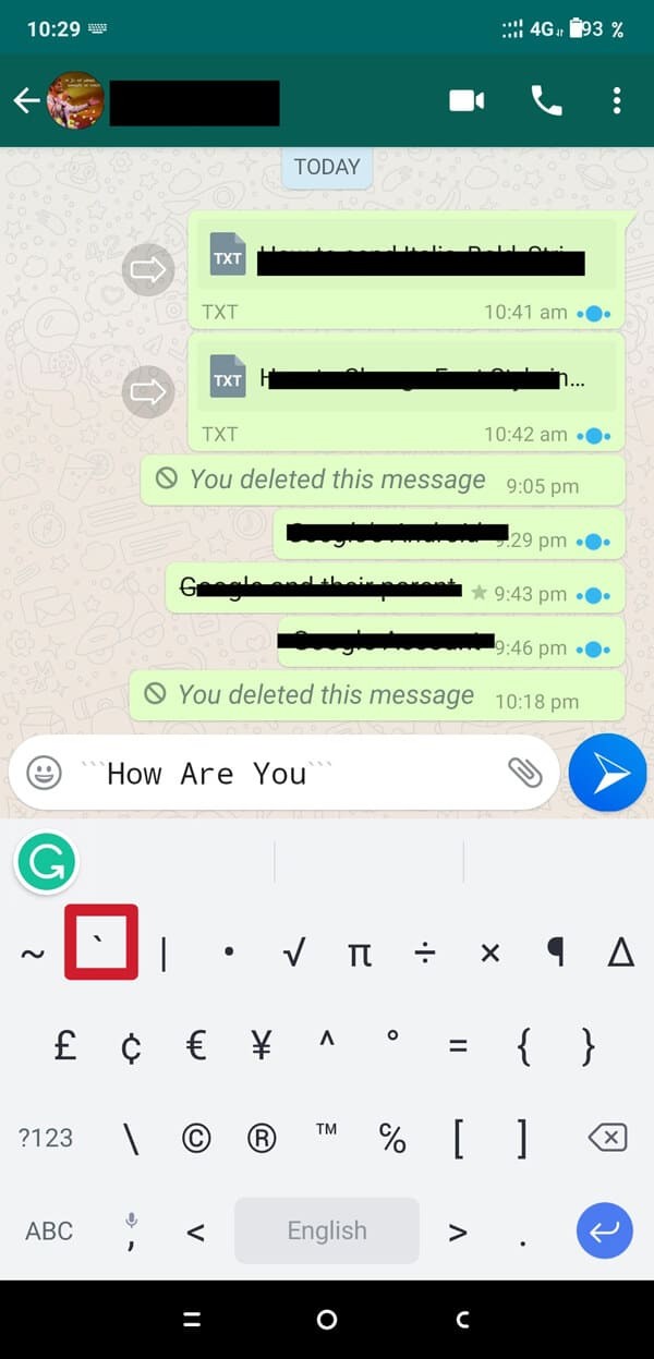 WhatsApp에서 글꼴 스타일 변경하는 방법 완벽 가이드