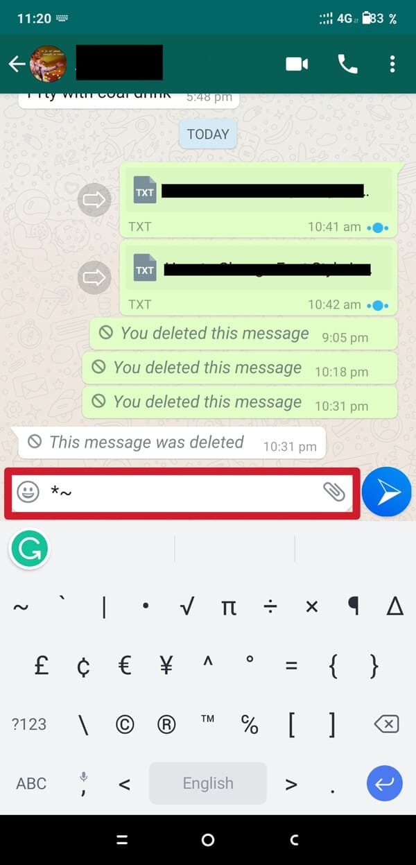 WhatsApp에서 글꼴 스타일 변경하는 방법 완벽 가이드